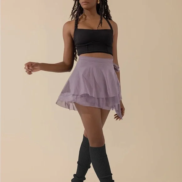 Popflex Juliet Wrap Skort - Blue Storm - Picture 2 of 4